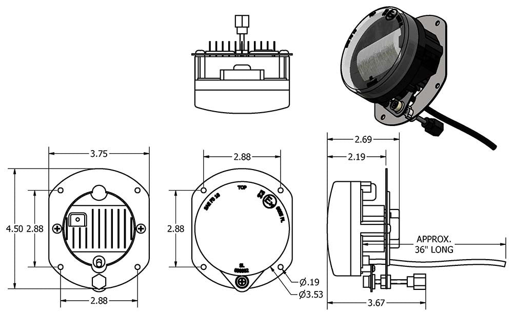 Round Fog Lamp