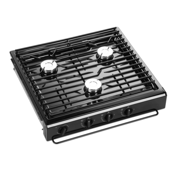 Black Gas Cooktop