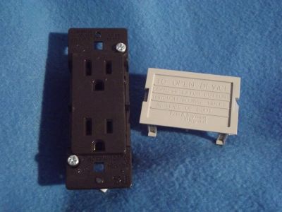Brown Wall Plug