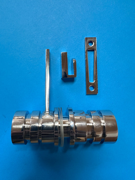 Chrome Knob Latch