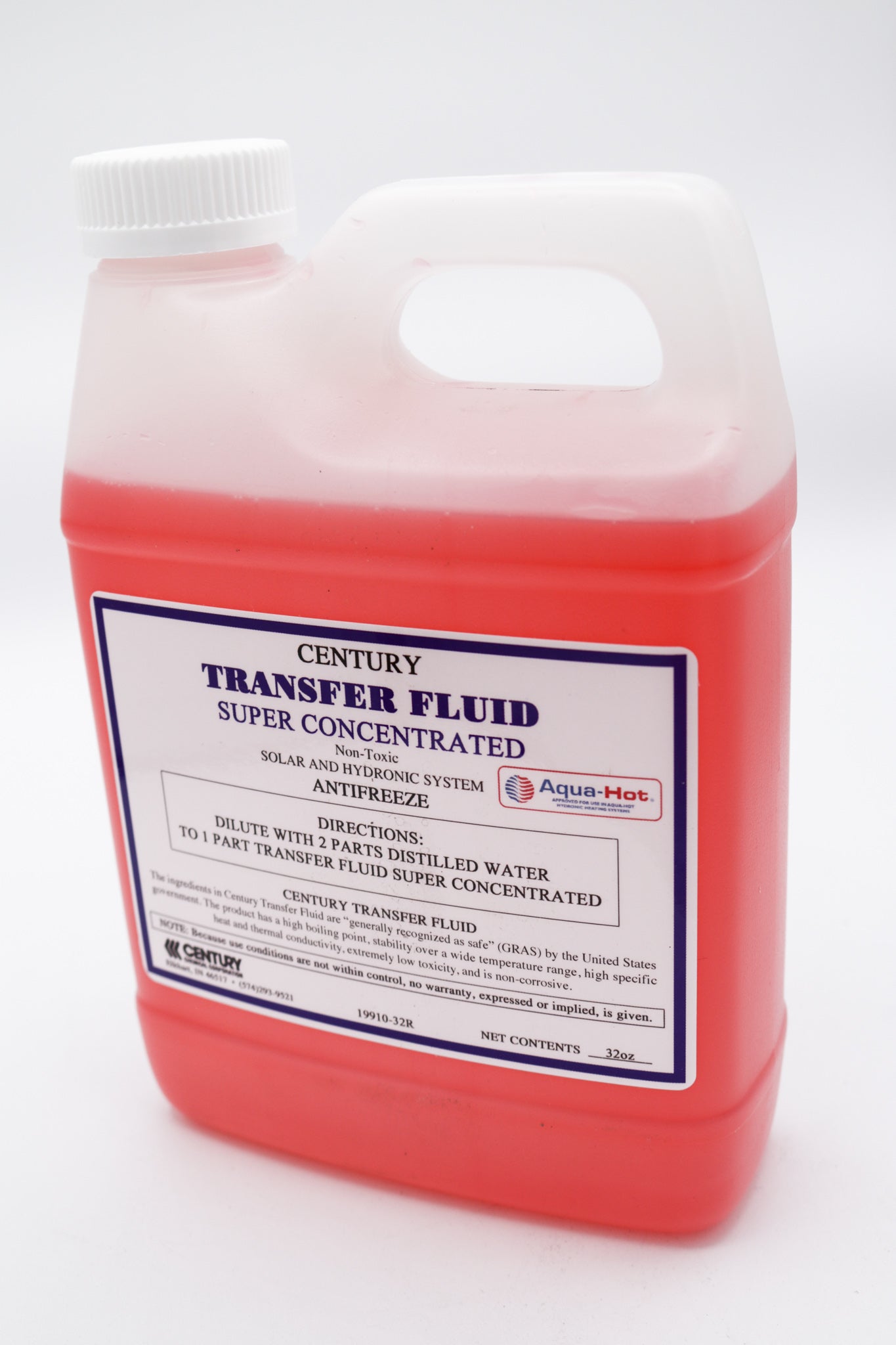 19910-32R HEAT TRANSFER FLUID SUPER CONCENTRATED - QUART RED CONCENTRATE
