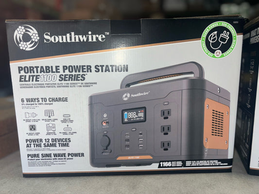 Portable Power 1100 Watt & Solar Panel