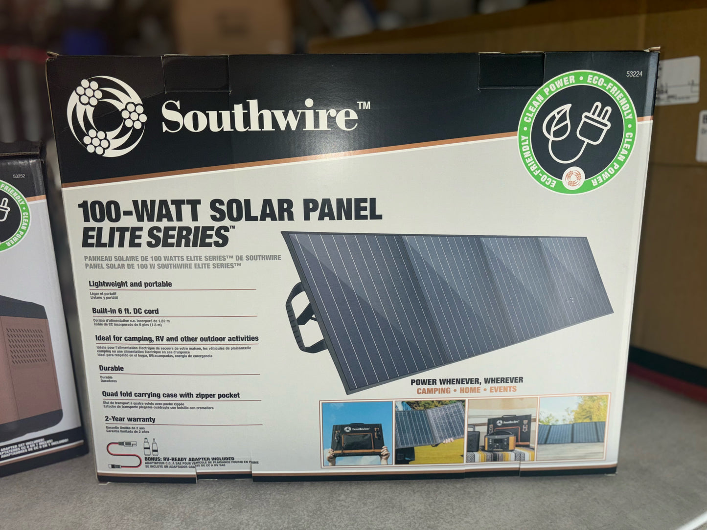 Portable Power 1100 Watt & Solar Panel