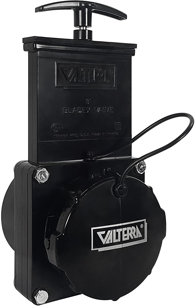 Valterra 3" RV Waste Dump Gate Valve w/Cap - T50